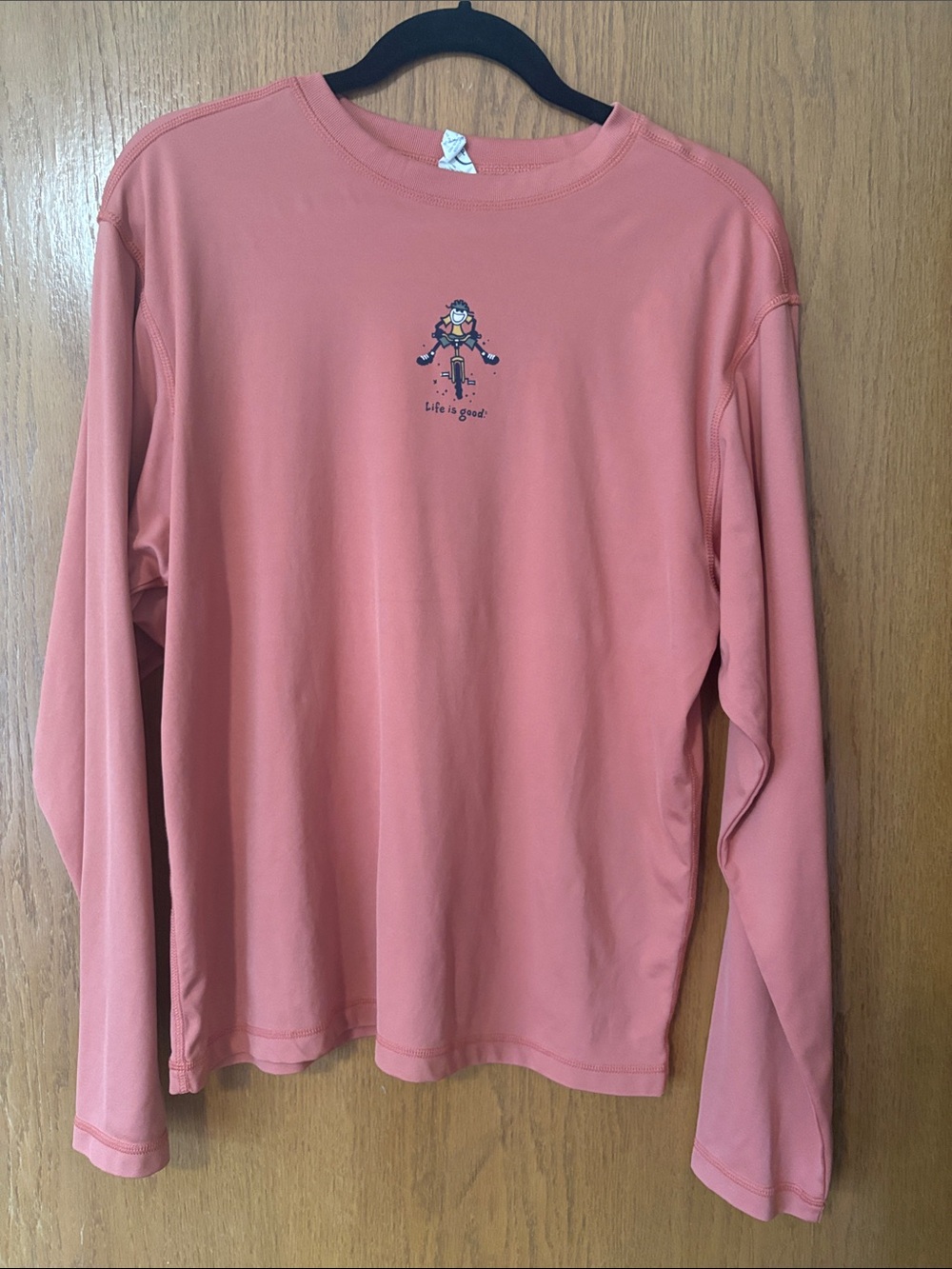 Life Is Good Men's Long-Sleeve Tee - Coral
